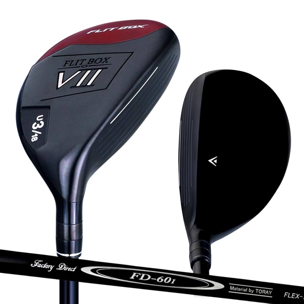 s　FLIT-BOX7 UT ユーティリティ U3 18度 フレックスR FD-60：標準シャフト】FLIT-BOX7ユーティリティー U3～U15